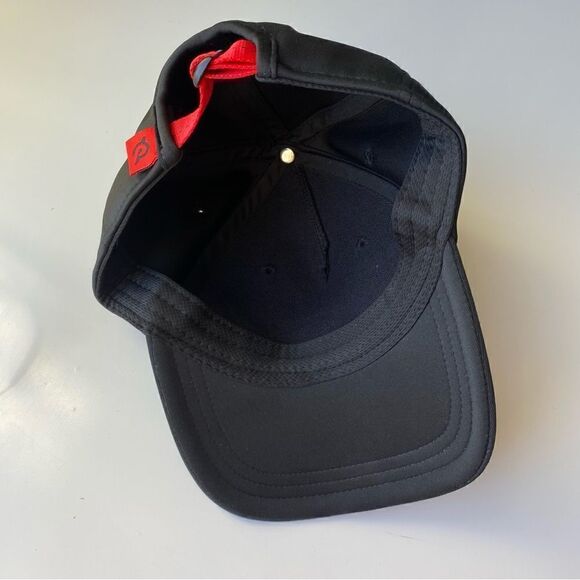 Peloton Hat Embossed Logo Black on Black Adjustable Strapback Cap Unisex - Picture 2 of 8
